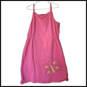Hanna Andersson Pink Butterfly Dress‎ size 140 size 10 Years Girls